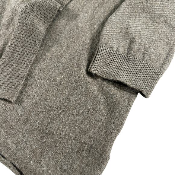 Ellen Tracy Sweater Extra Fine Merino Wool Cowl Neck Tan Brown Womens XL Office - Picture 14 of 16